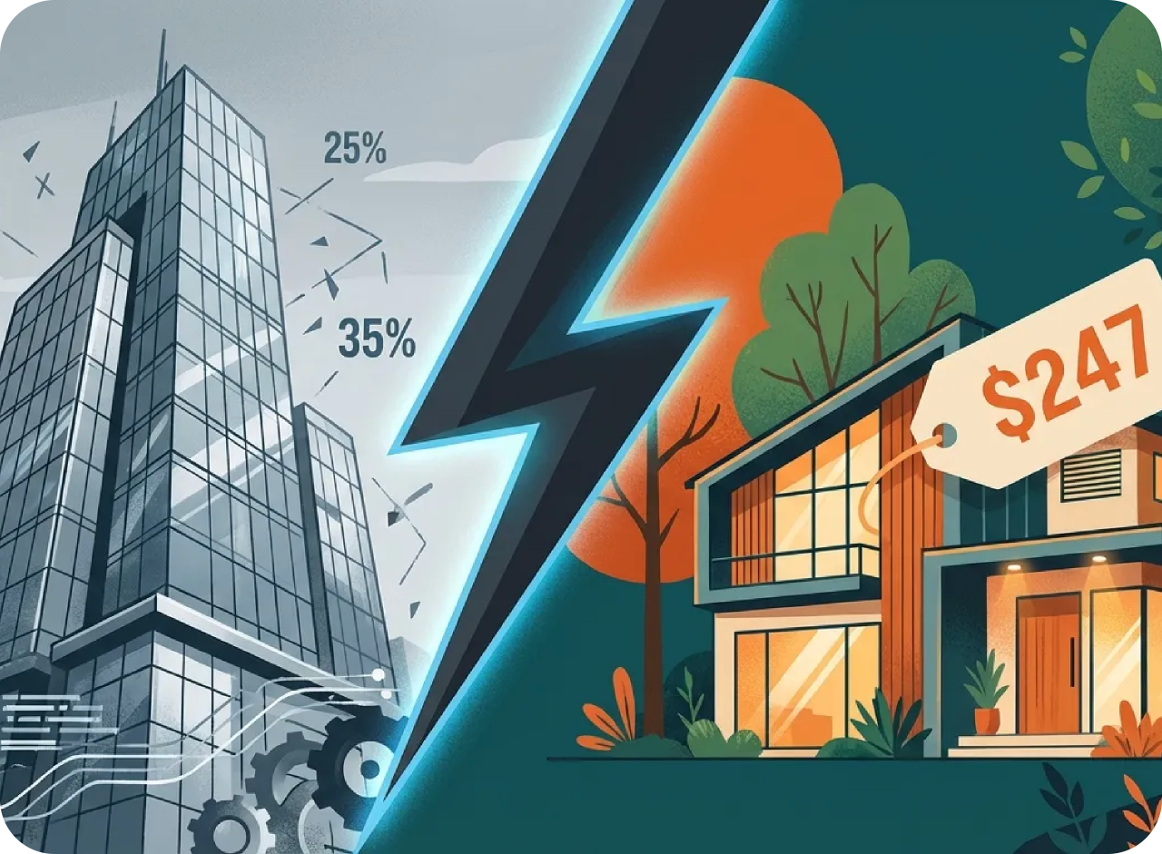 Vacasa vs HostEasy: Why Flat-Fee Management Beats Percentage-Based Commissions